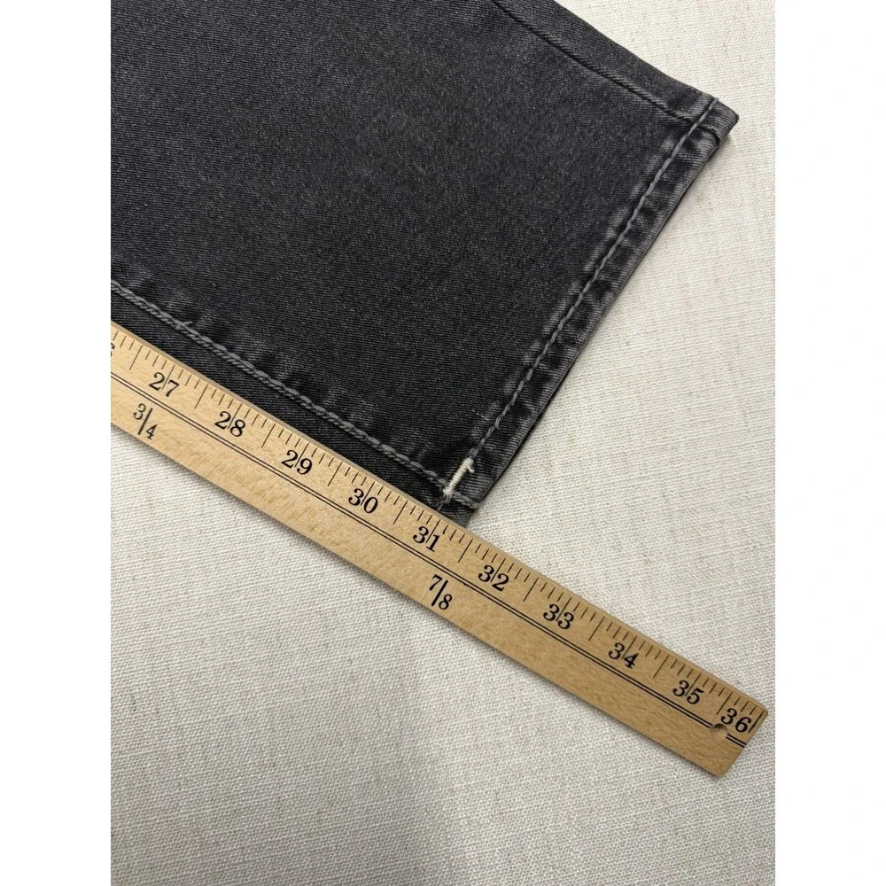 True Religion Geno Big T Flap Jeans Grey Wash Slim Fit Mens 34x32 NWT